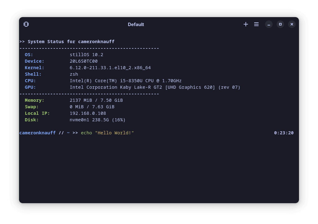 Historical release illustration: Terminal